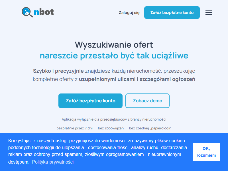 Nbot - wyszukiwarka ofert nieruchomości 